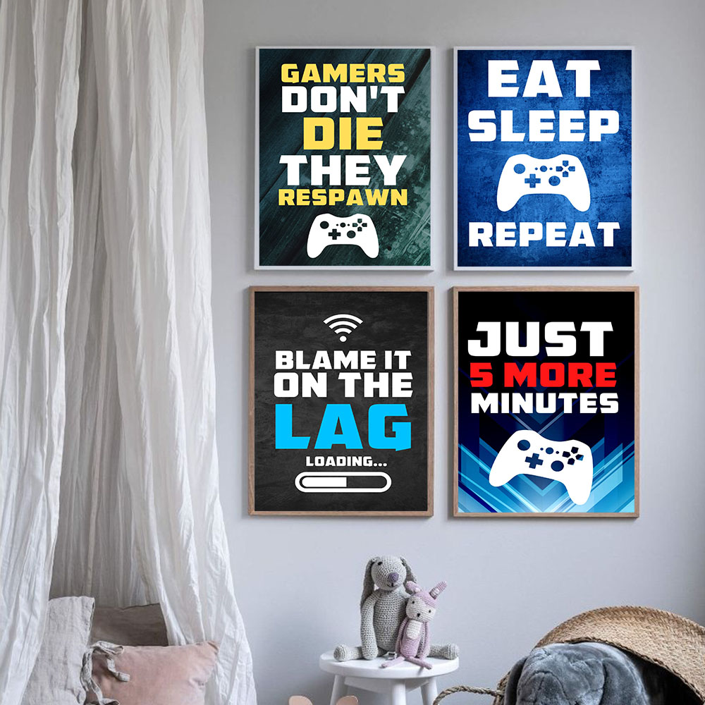 Gaming Quotes Art Schilderen C - Gaming Console Quotes recensie en prijs