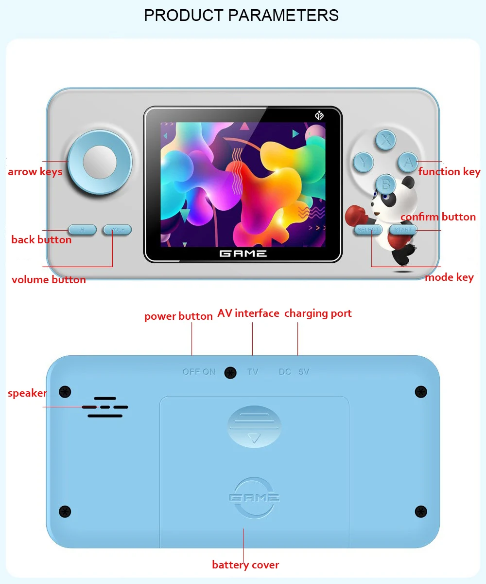 Nieuwe S5 Mini Retro Videogame - Gaming Console For 7 Year Old recensie en prijs
